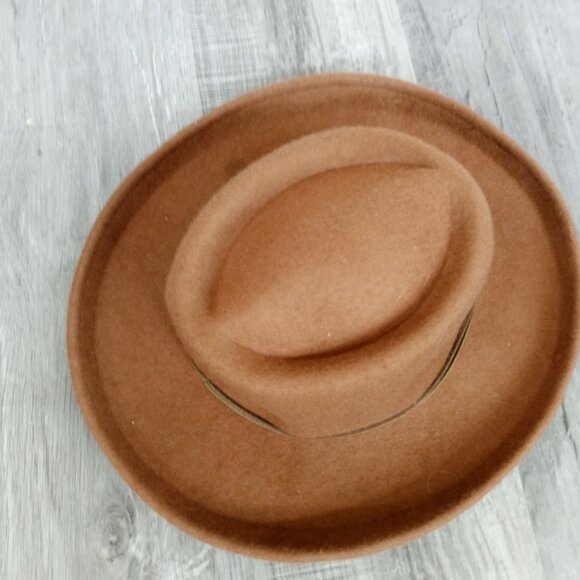 Wool Hat One Size Rustic Brown - Picture 2 of 7